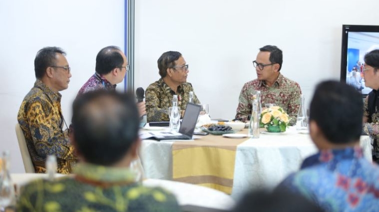 Forum Diskusi Anggota City Leader Community Di Menara Kompas, Palmerah Selatan, Jakarta Pusat, Selasa (7/3/2023)