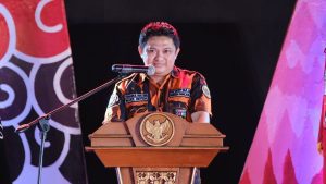 Ketua Panitia pelantikan pengurus, badan dan lembaga MPW Pemuda Pancasila Sulsel periode 2022-2027, Syahrul Natsir