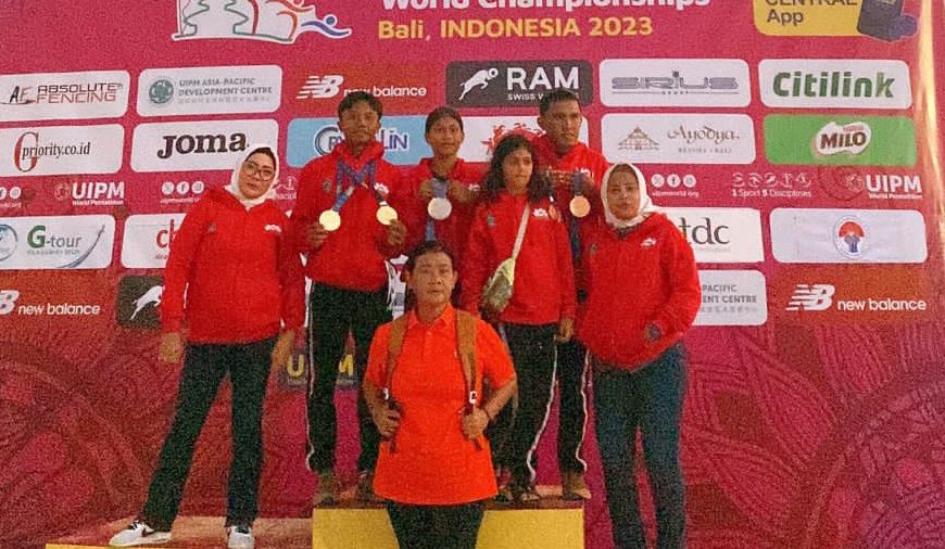 Bangga! Atlet MPI Sulsel Berhasil Raih Medali Emas, Perak dan Perunggu di Ajang Biathle Triathle Bali 2023