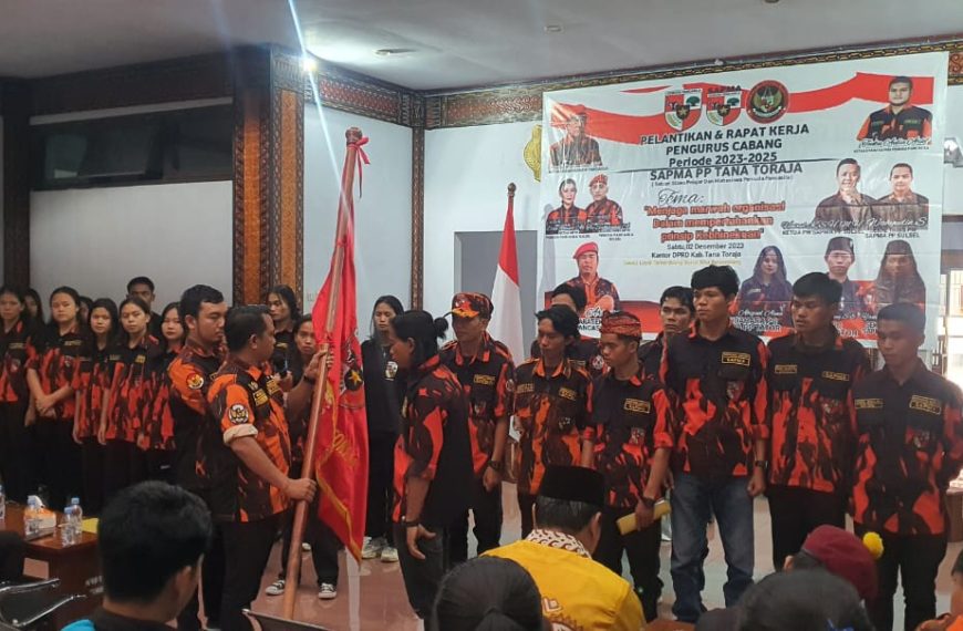 Di Muscab III SAPMA PP Tator dan Torut, Ekawanto Saba Ajak Seluruh Kader Bersinergi Besarkan Organisasi